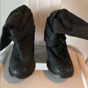 Aldo black ankle booties